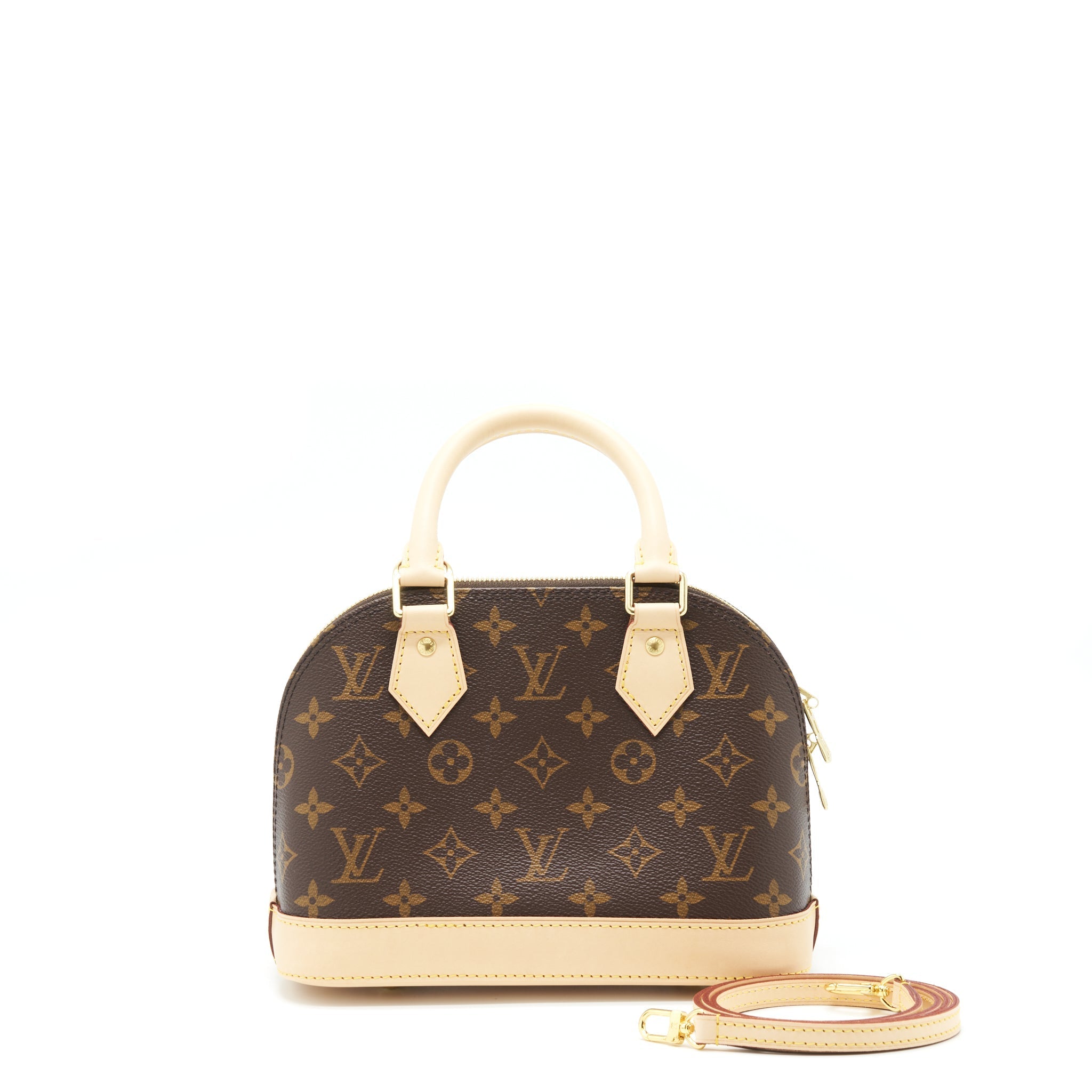 LOUIS VUITTON ALMA BB MONOGRAM CANVAS GHW