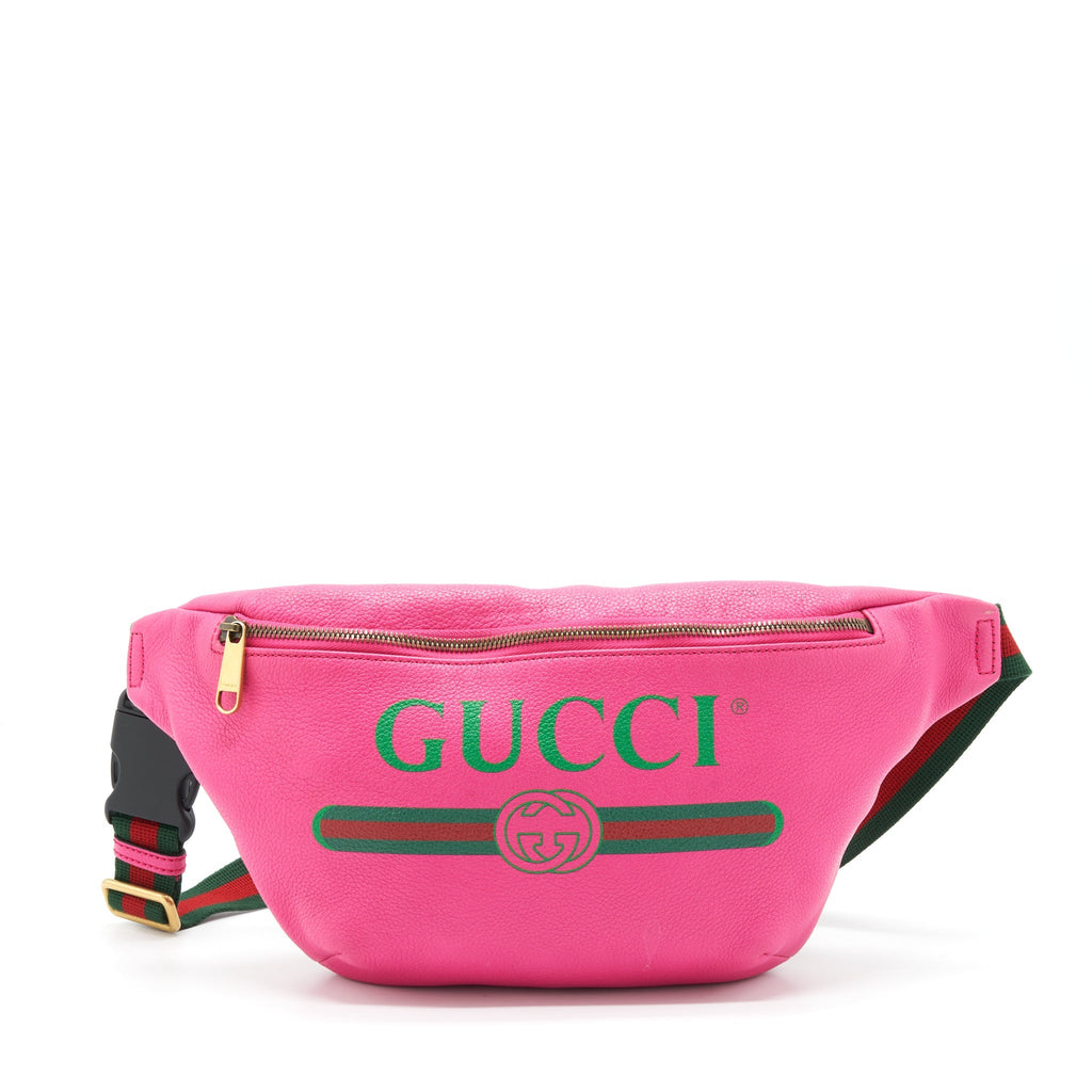 GUCCI BELT BAG CALFSKIN HOT PINK GHW