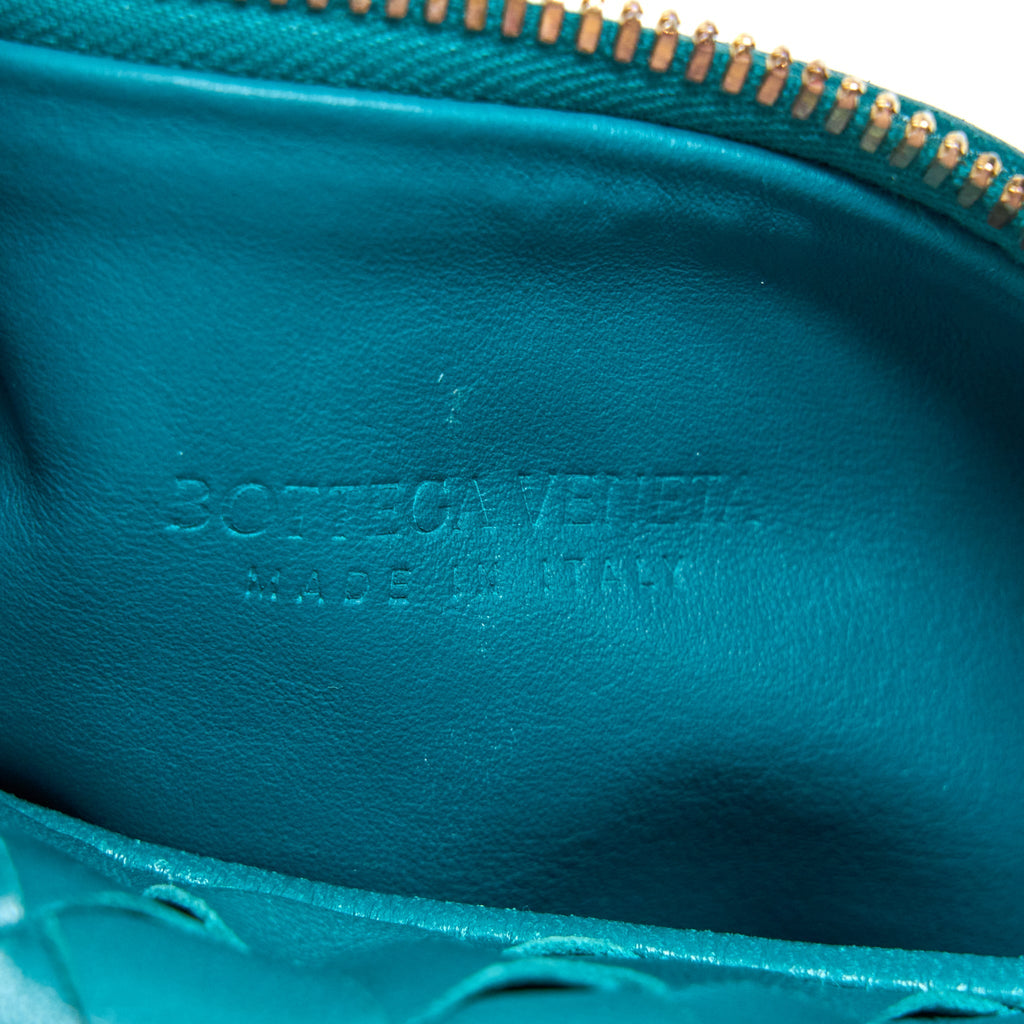 BOTTEGA VENETA MINI JODIE LAMBSKIN MALLARD GHW