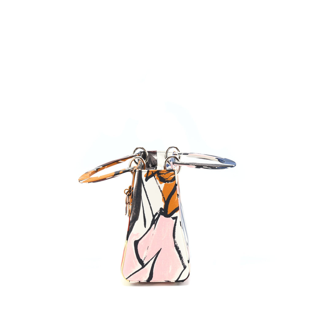 DIOR MEDIUM LADY DIOR GRAPHIC MULTICOLOUR SHW