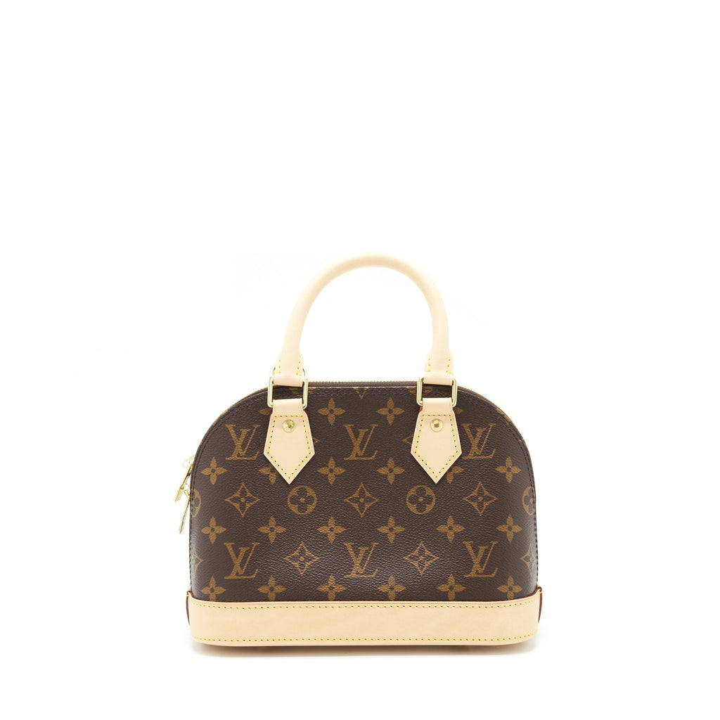 LOUIS VUITTON ALMA BB MONOGRAM CANVAS GHW