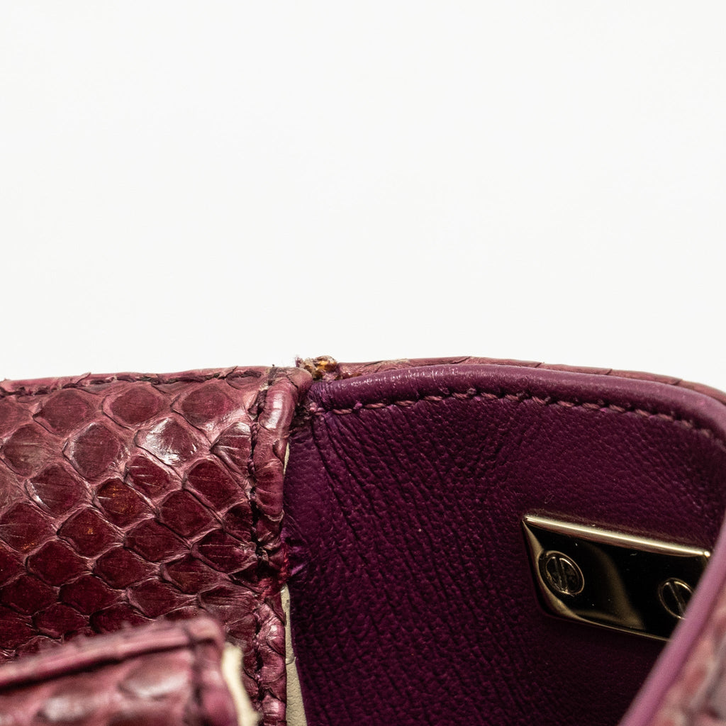 DIOR MISS DIOR MEDIUM FLAP BAG PYTHON MULTICOLOUR GHW
