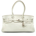HERMES BIRKIN SHOULDER BAG TOGO GRIS PEARL SHW
