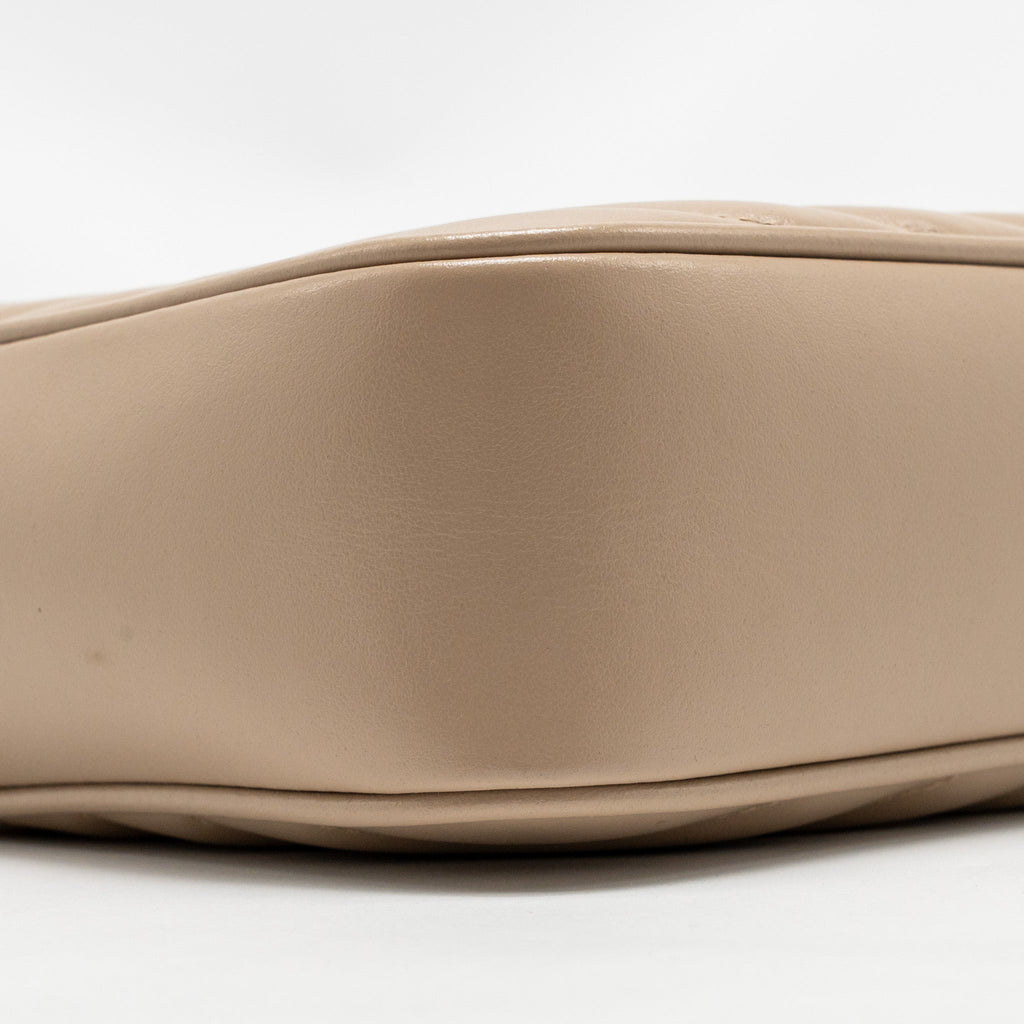 SAINT LAURENT/YSL LOU CAMERA BAG CALFSKIN BEIGE GHW