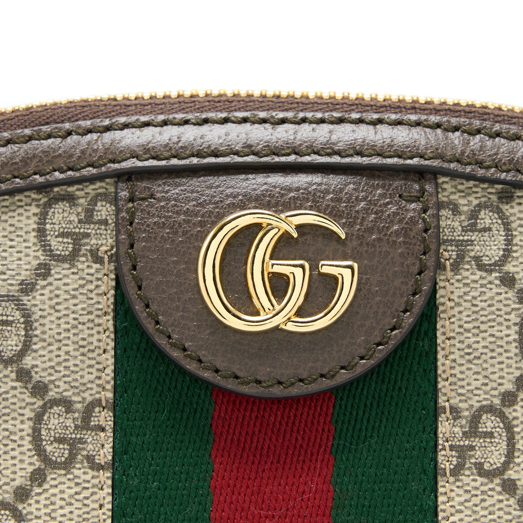 GUCCI OPHIDIA GG SHOULDER BAG GG SUPREME CANVAS GHW