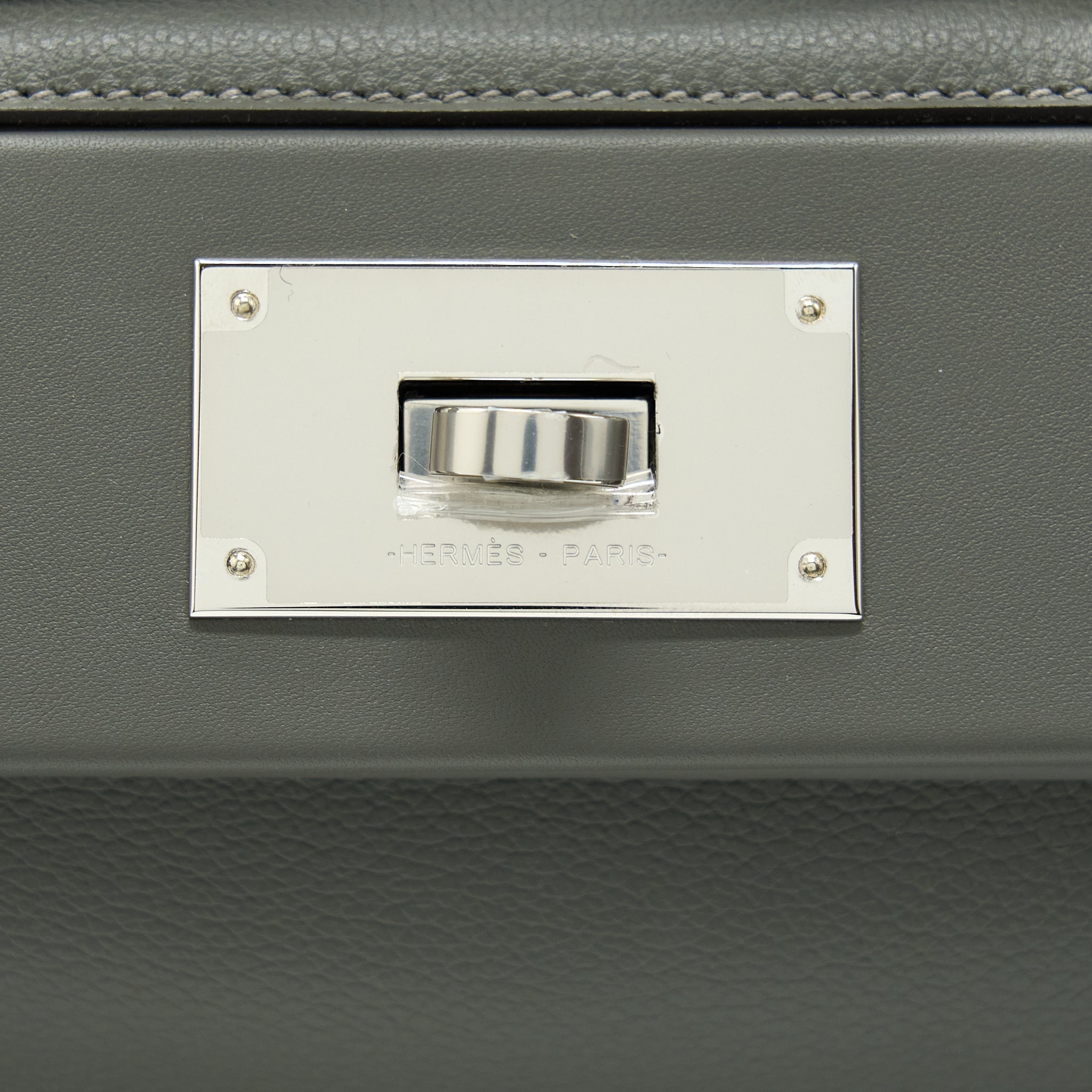 HERMES MINI 24/24 2424 - 21 EVERCOLOR / SWIFT GRIS MEYER SHW