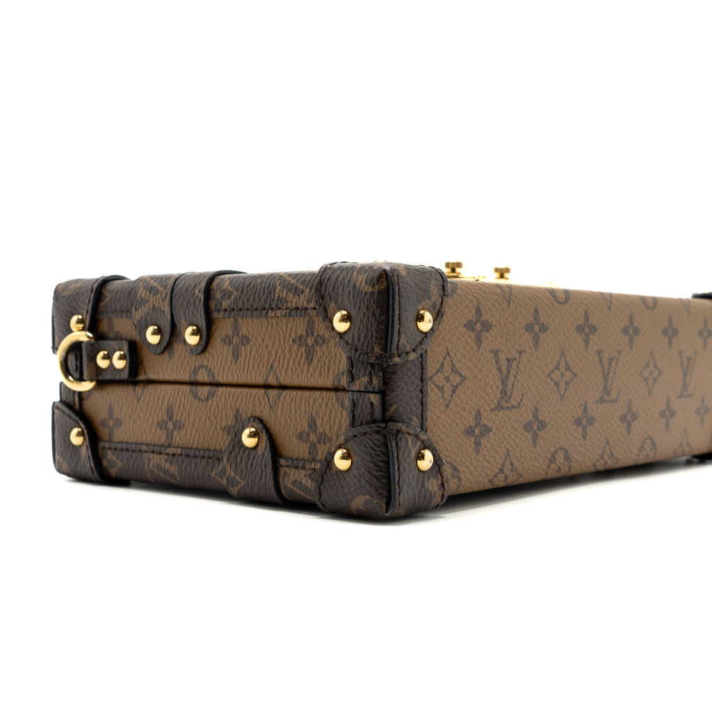 LOUIS VUITTON PETITE MALLE MONOGRAM REVERSE CANVAS GHW