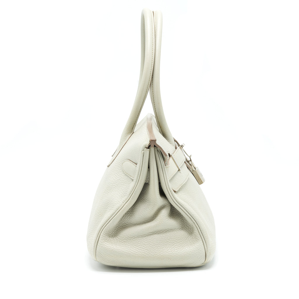 HERMES BIRKIN SHOULDER BAG TOGO GRIS PEARL SHW