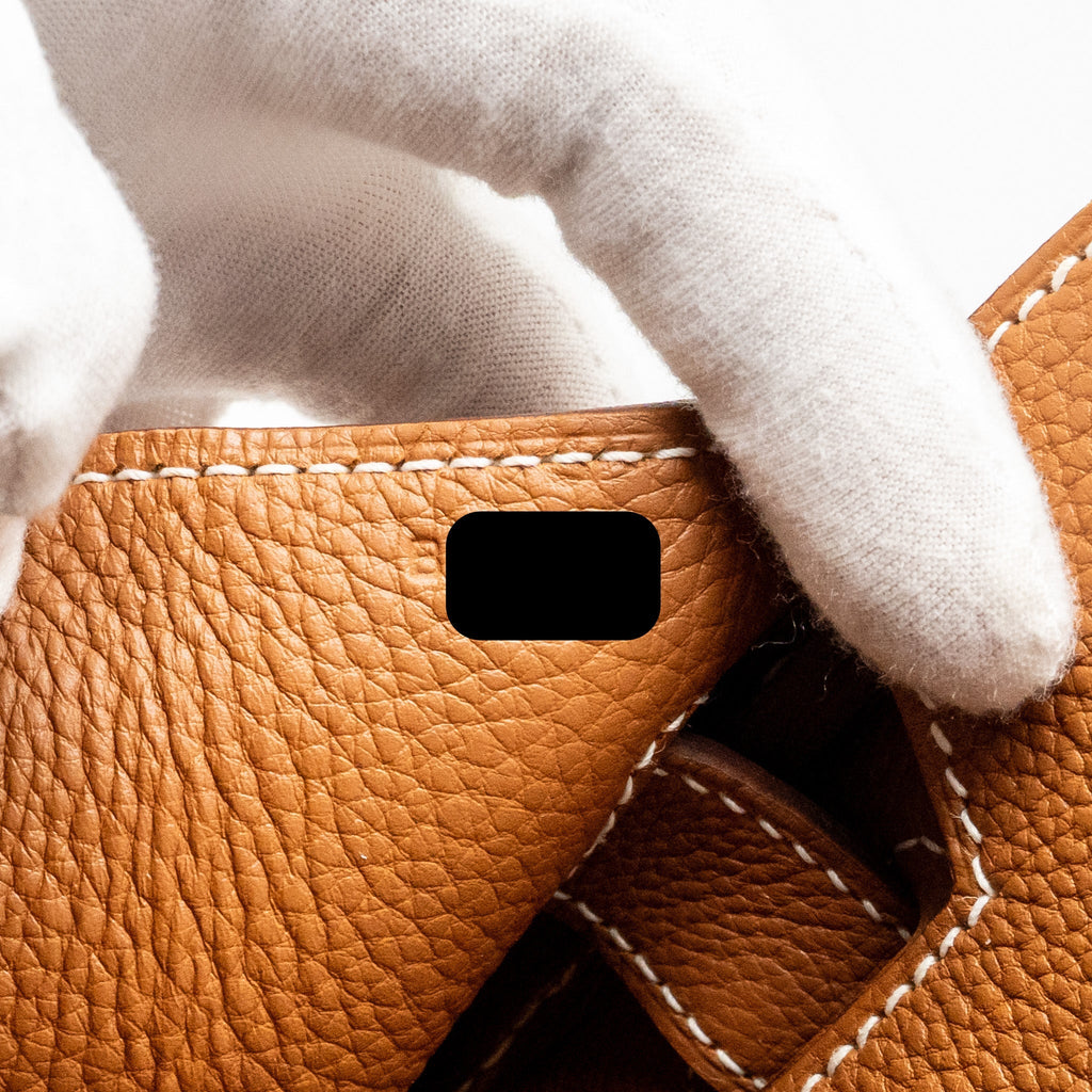 HERMES HAC BIRKIN 40 TOGO GOLD SHW