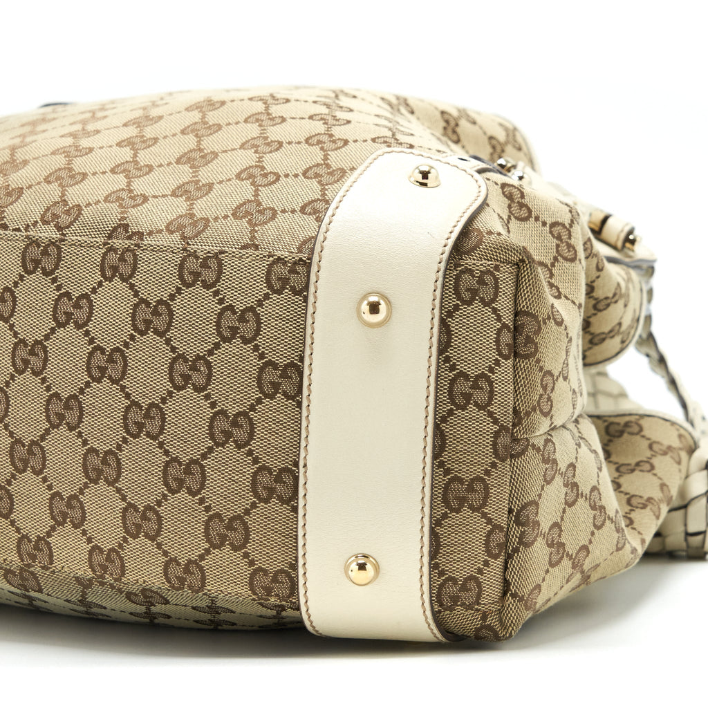 GUCCI TOTE BAG CANVAS GG SUPREME SHW