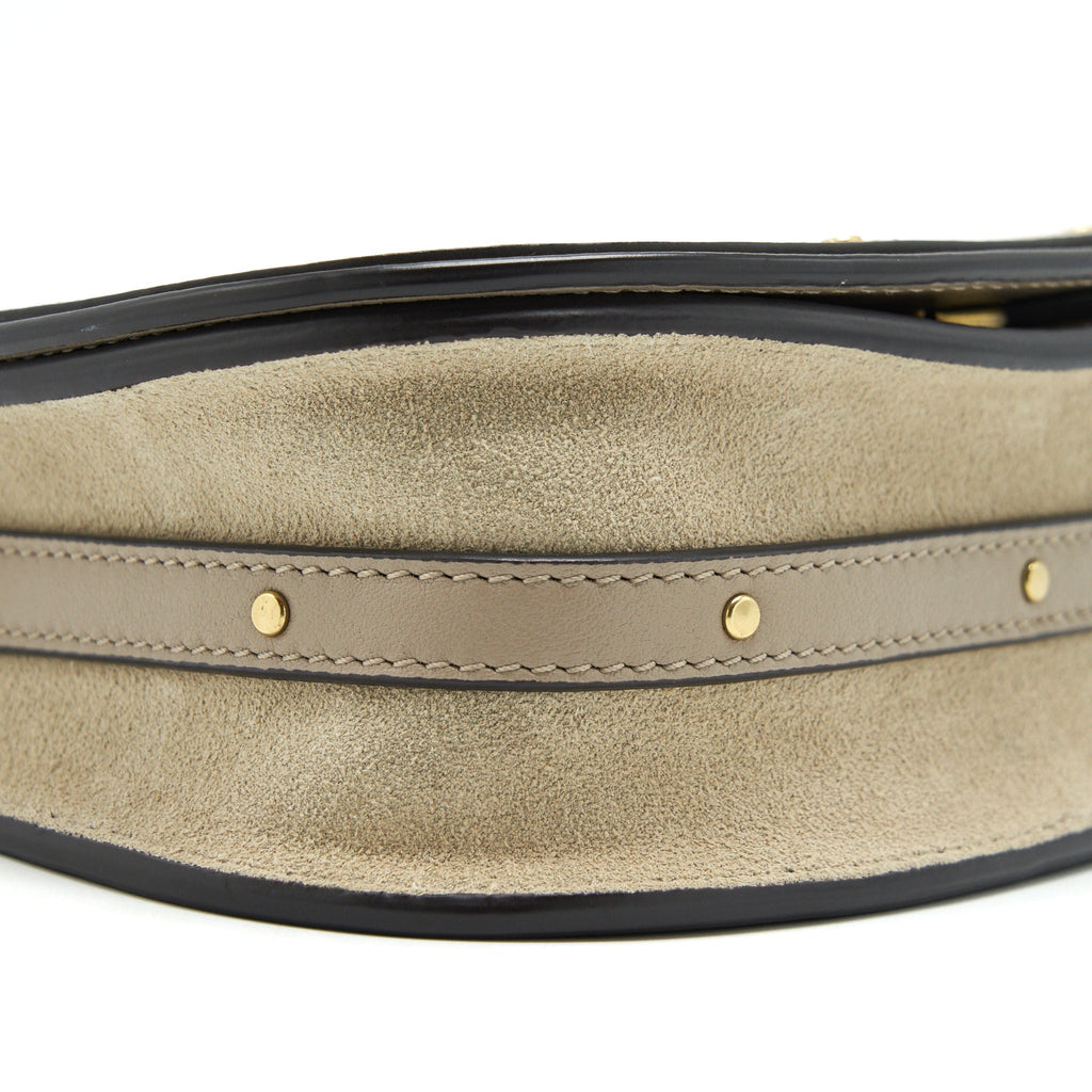 CHLOE NILE BRACELET CROSS BODY BAG GREY
