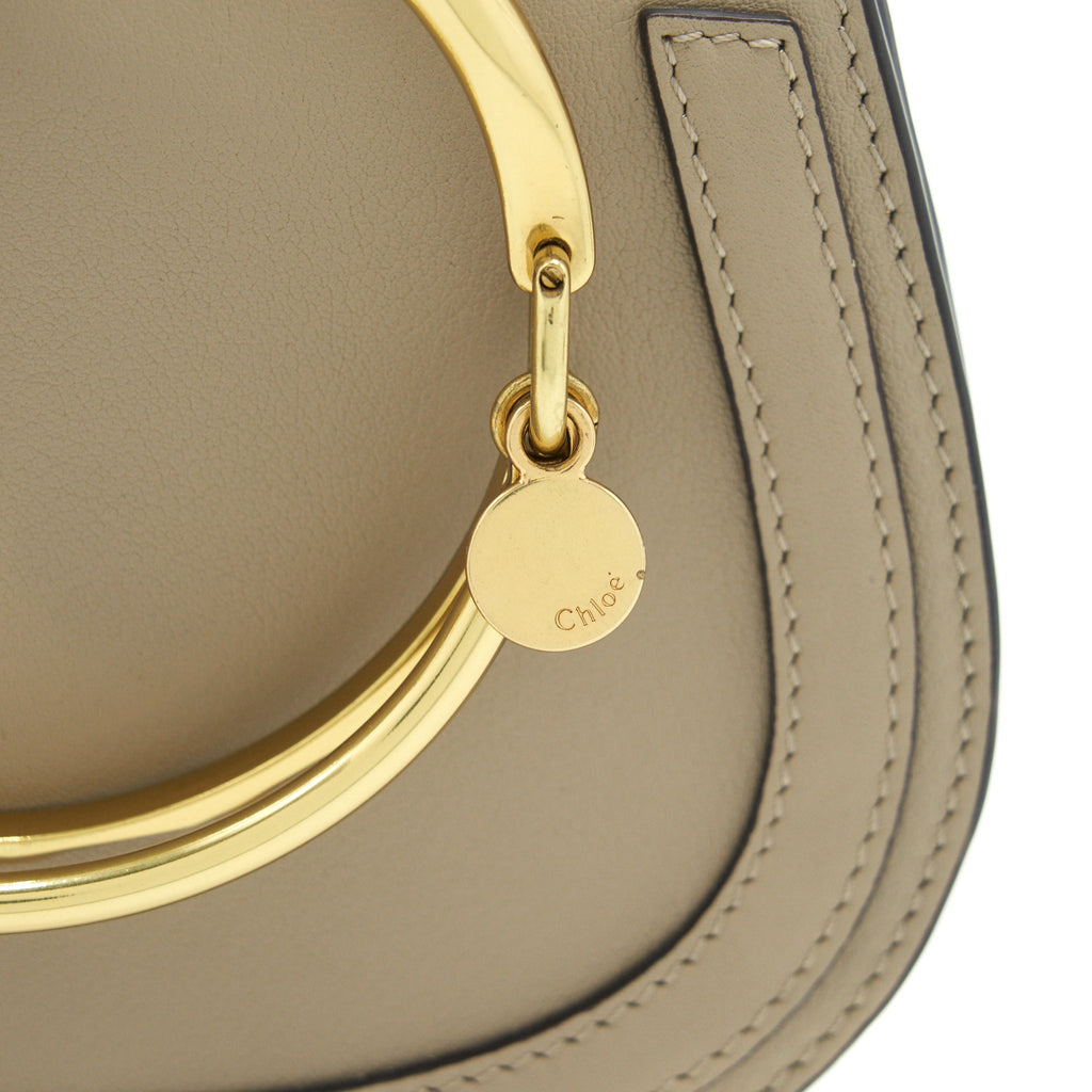 CHLOE NILE BRACELET CROSS BODY BAG GREY