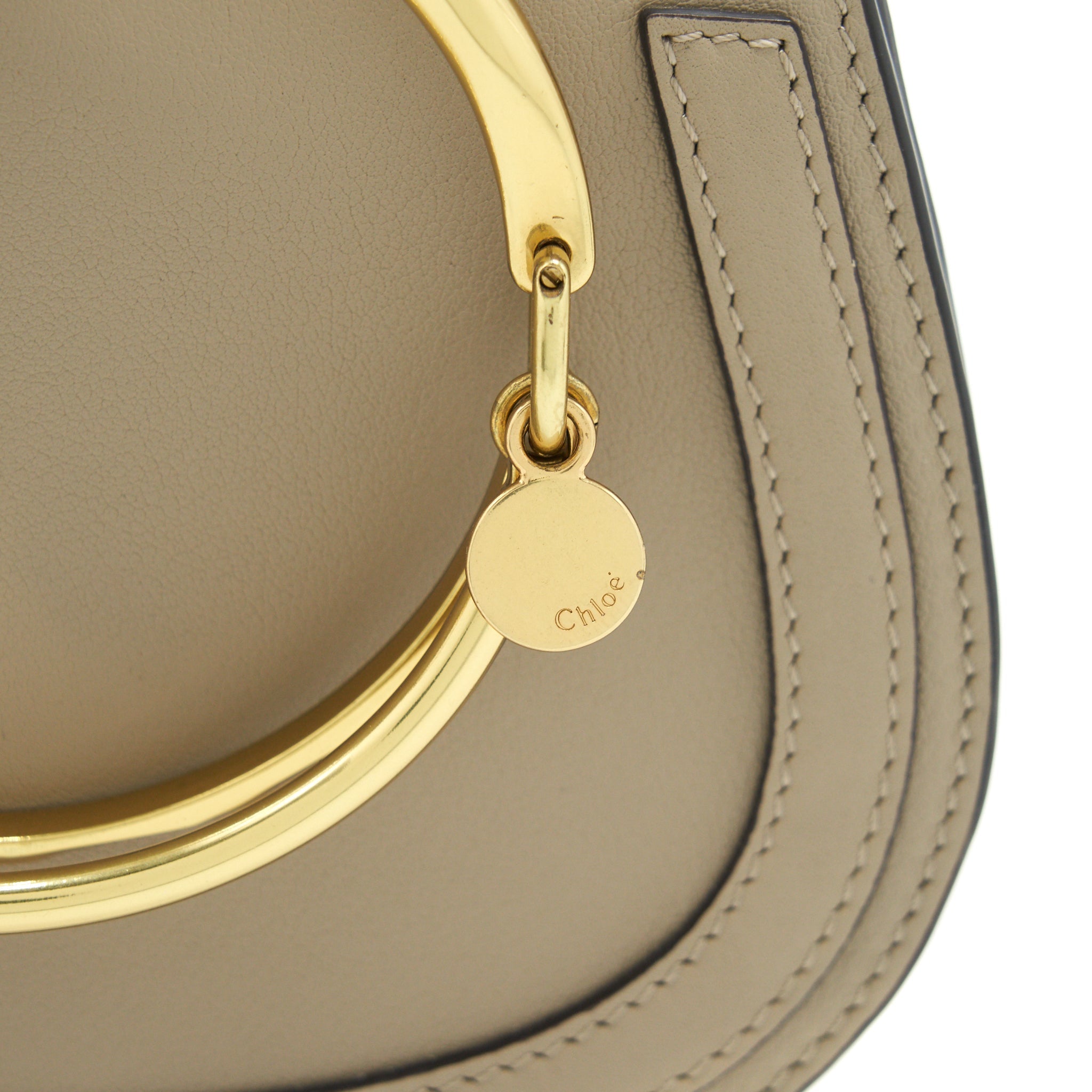 CHLOE NILE BRACELET CROSS BODY BAG GREY