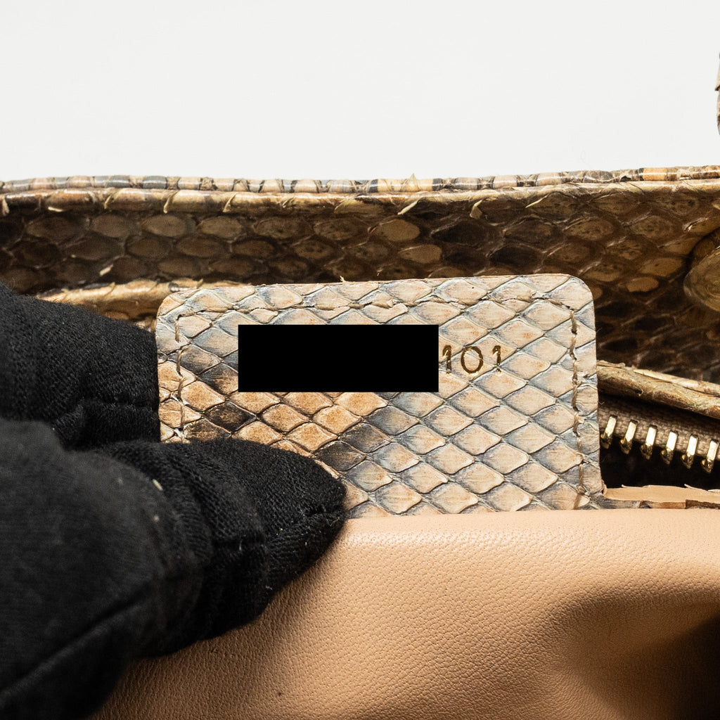 DIOR MEDIUM LADY DIOR PYTHON MULTICOLOUR LGHW