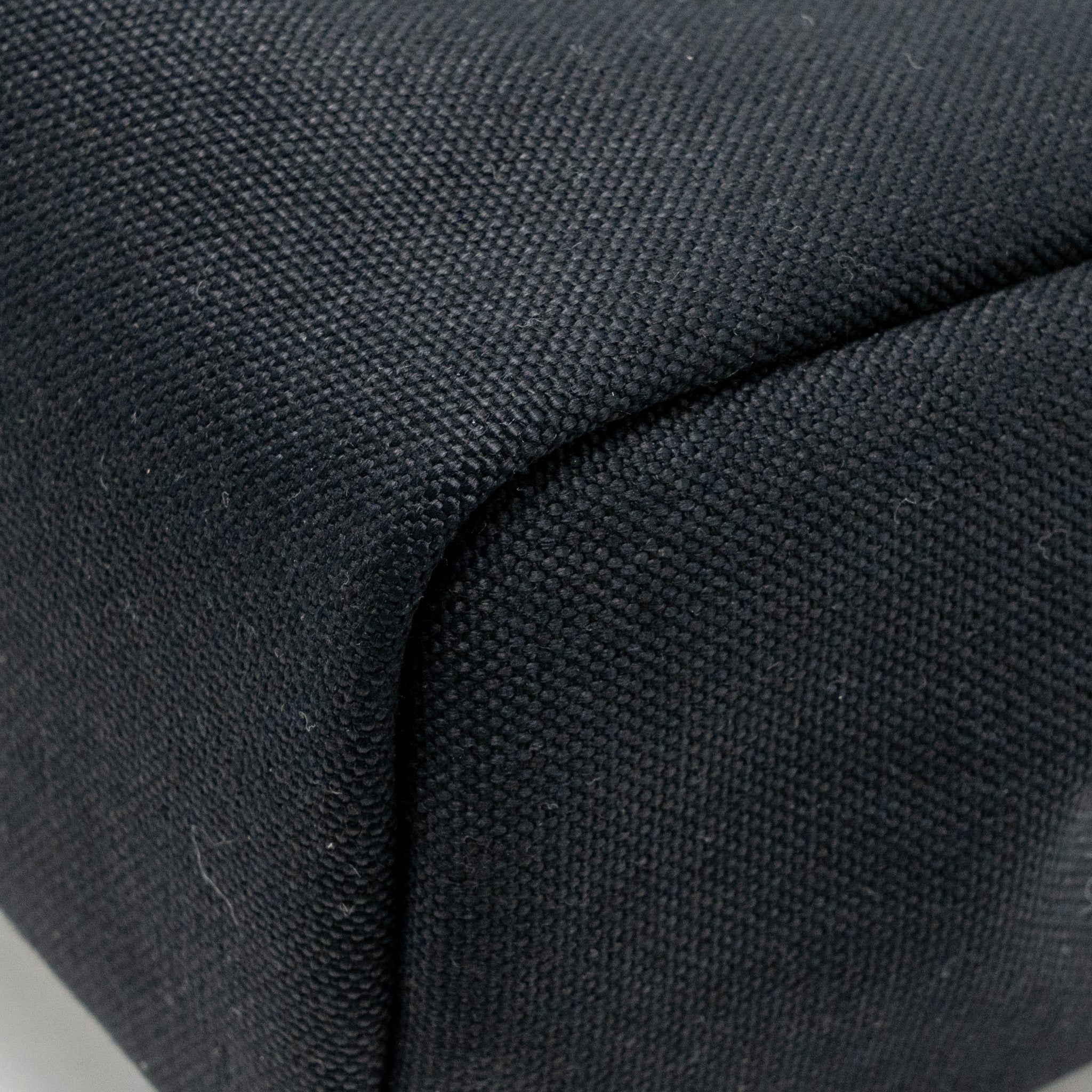 HERMES HERBAG 31 ZIP BAG CANVAS/HUNTER LEATHER BLACK/BLEU SAPHIR SHW