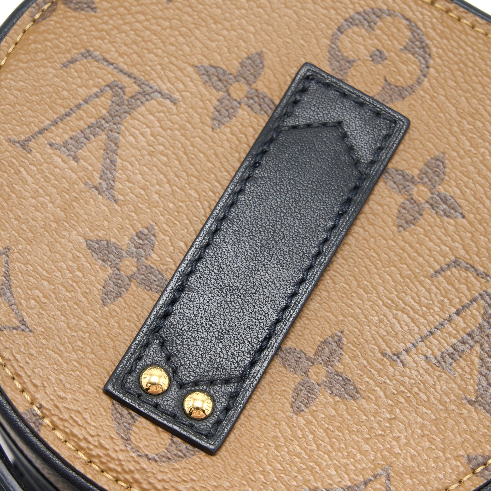 LOUIS VUITTON MINI BOITE CHAPEAU MONOGRAM REVERSE CANVAS BLACK GHW