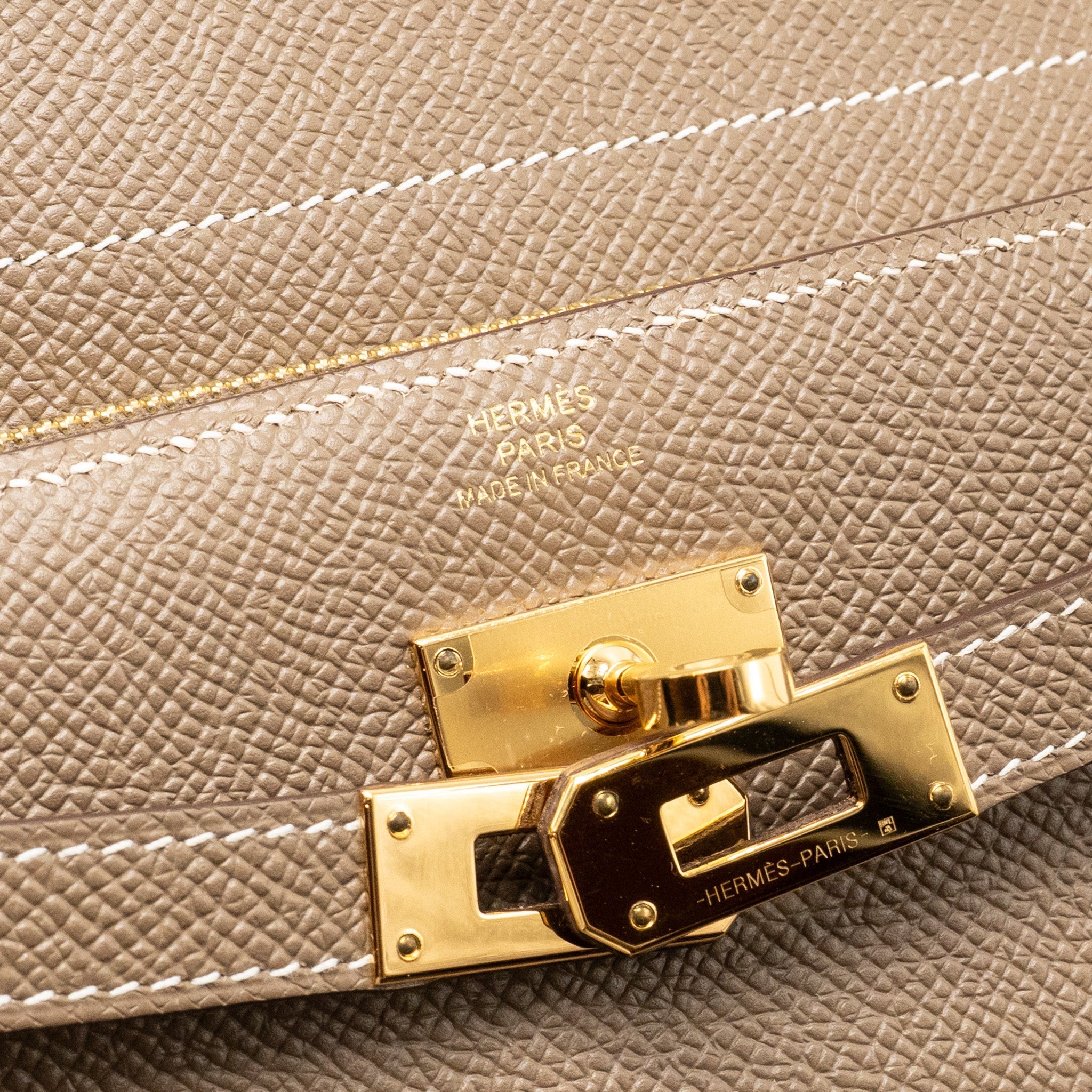 HERMES KELLY WALLET EPSOM ETOUPE GHW