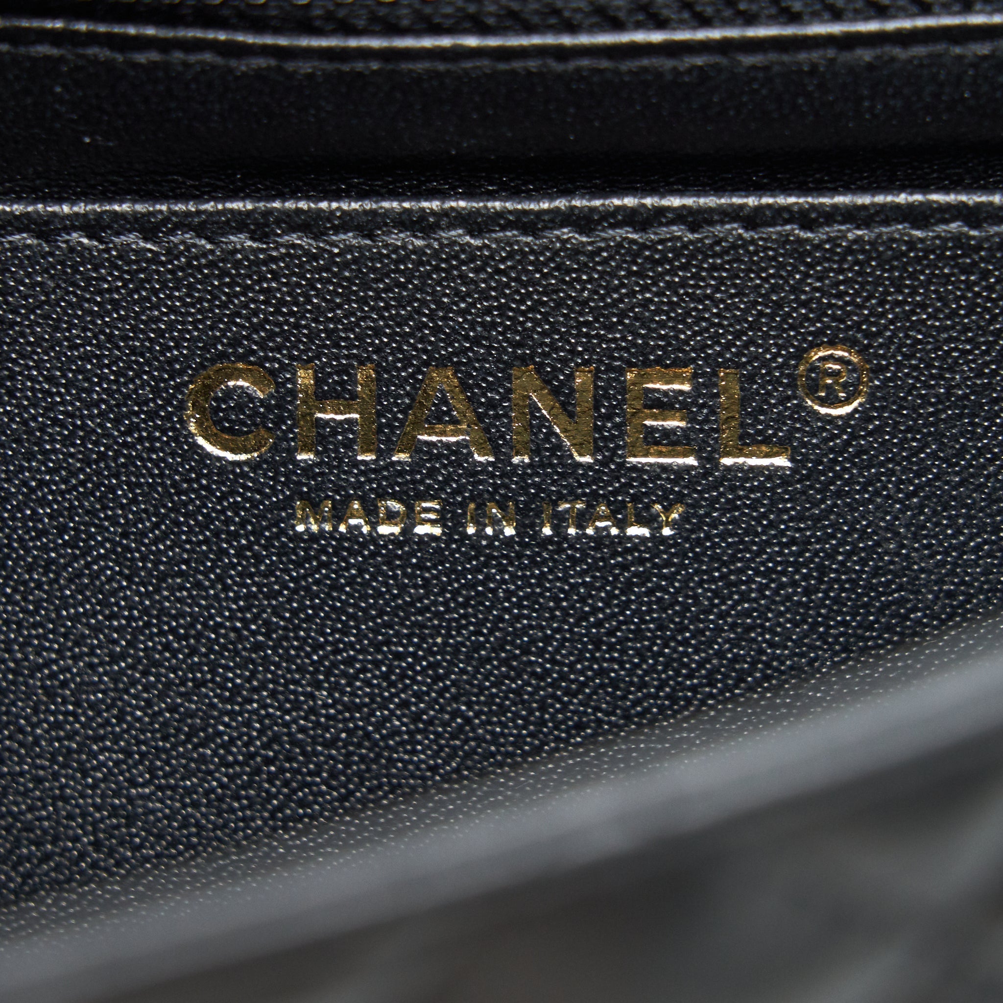 CHANEL MINI SQUARE LAMBSKIN BLACK LGHW SERIAL 29