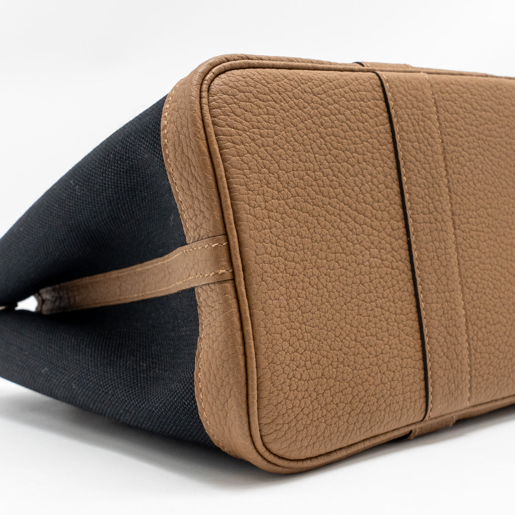 HERMES GARDEN PARTY 30 CANVAS/NEGONDA BLACK/ALEZAN SHW