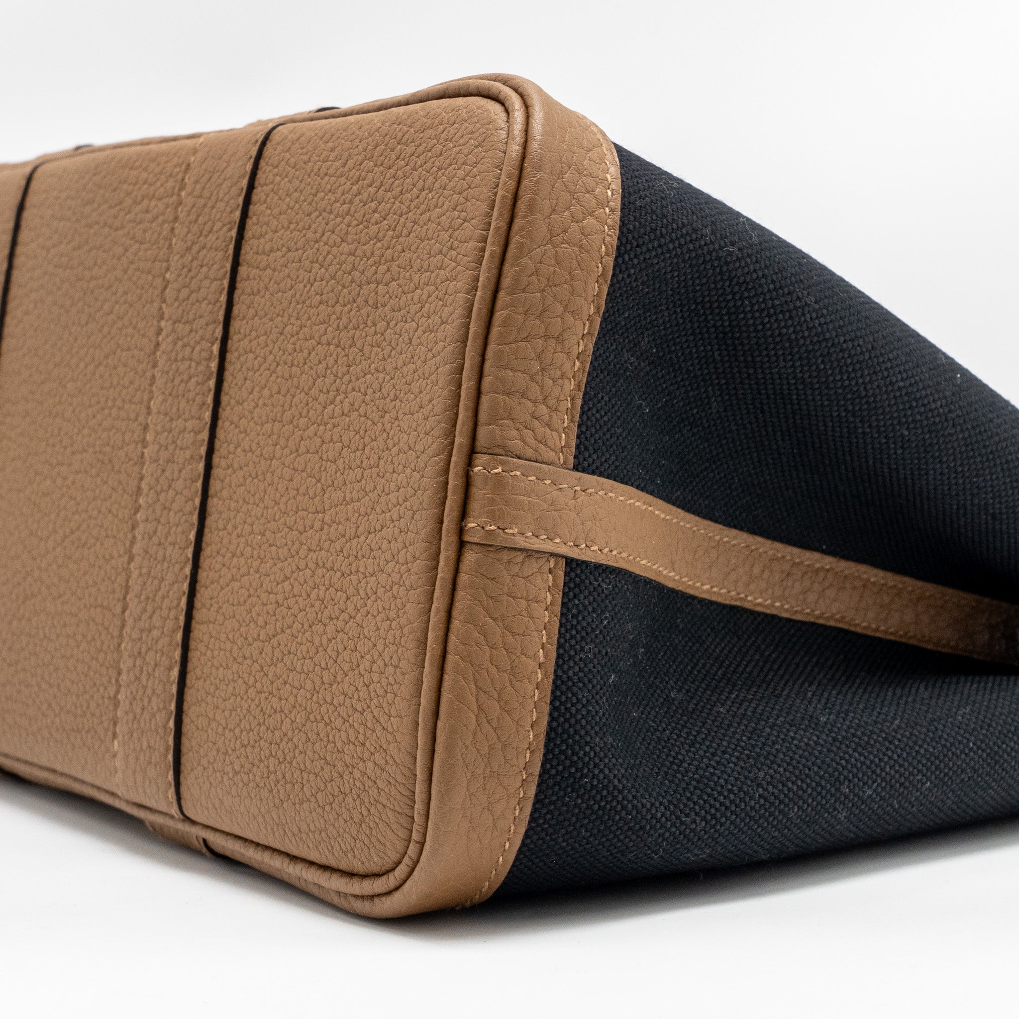 HERMES GARDEN PARTY 30 CANVAS/NEGONDA BLACK/ALEZAN SHW