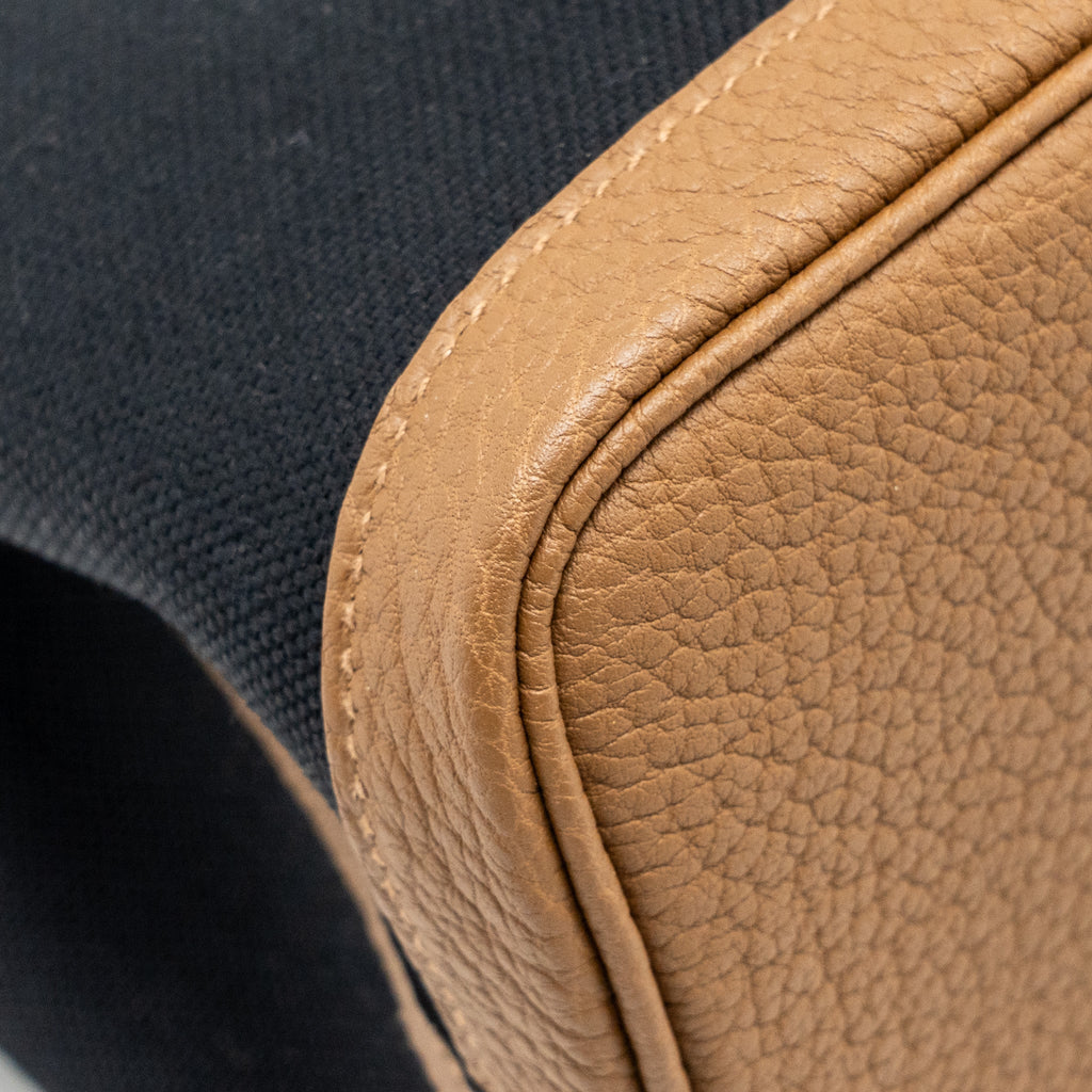 HERMES GARDEN PARTY 30 CANVAS/NEGONDA BLACK/ALEZAN SHW