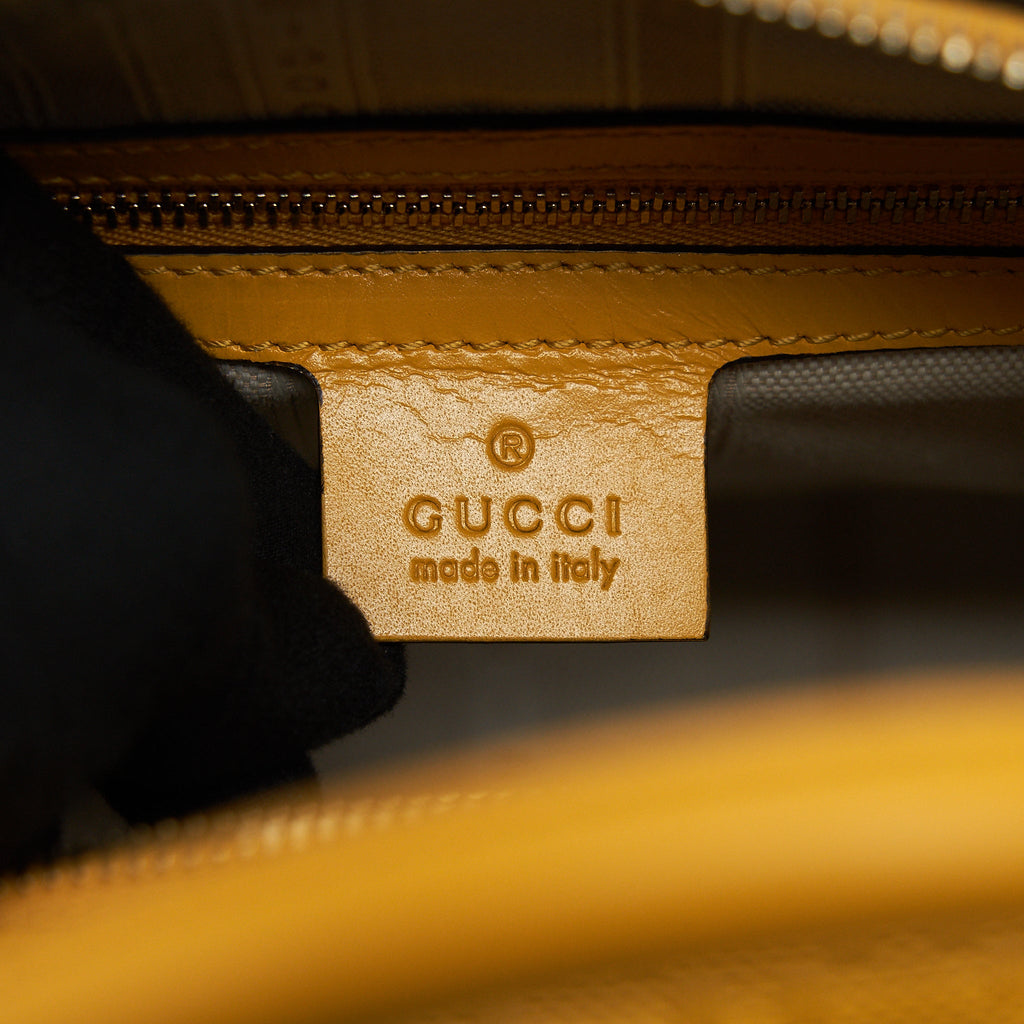 GUCCI LARGE BOWLING BAG YELLOW
