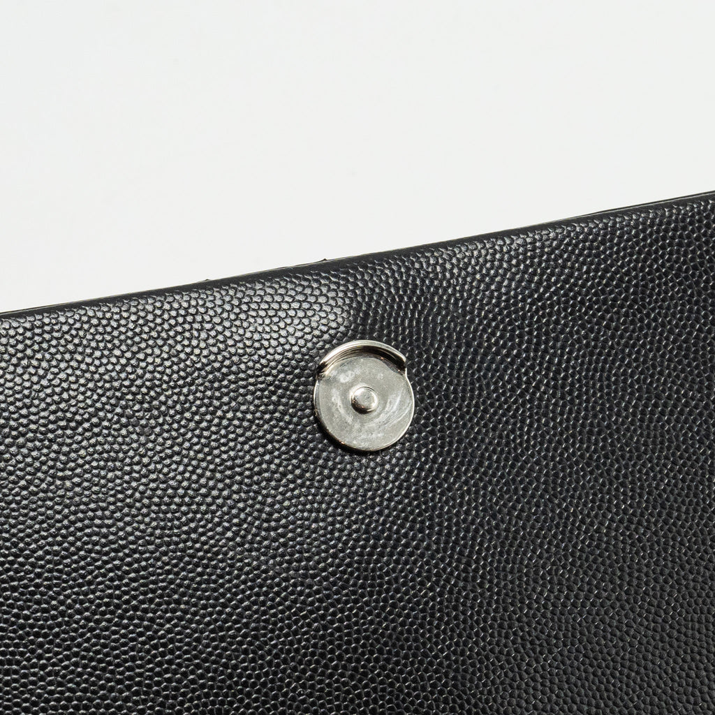 SAINT LAURENT /YSL KATE MEDIUM CHAIN BAG WITH TASSEL CALFSKIN BLACK SHW