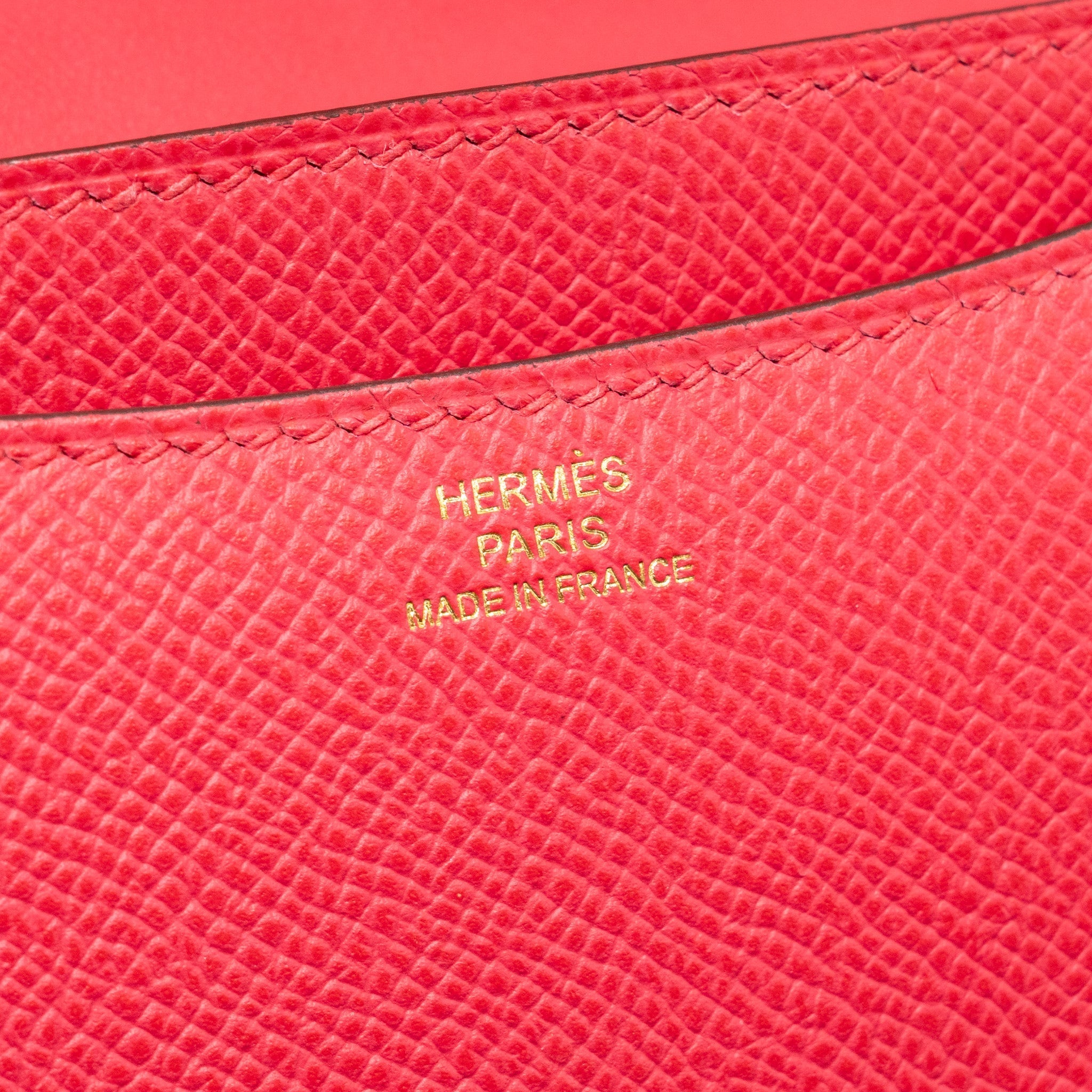 HERMES MINI CONSTANCE EPSOM ROSE EXTREME GHW