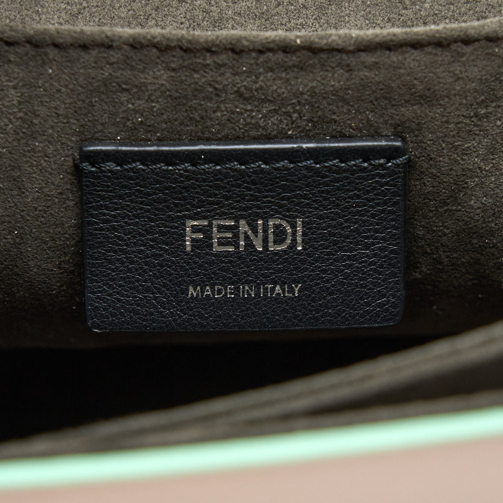 FENDI KAN I BAG CALFSKIN WHITE SHW