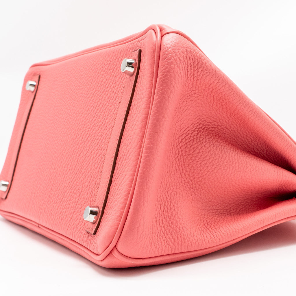HERMES BIRKIN 30 CLEMENCE ROSE LIPSTICK SHW