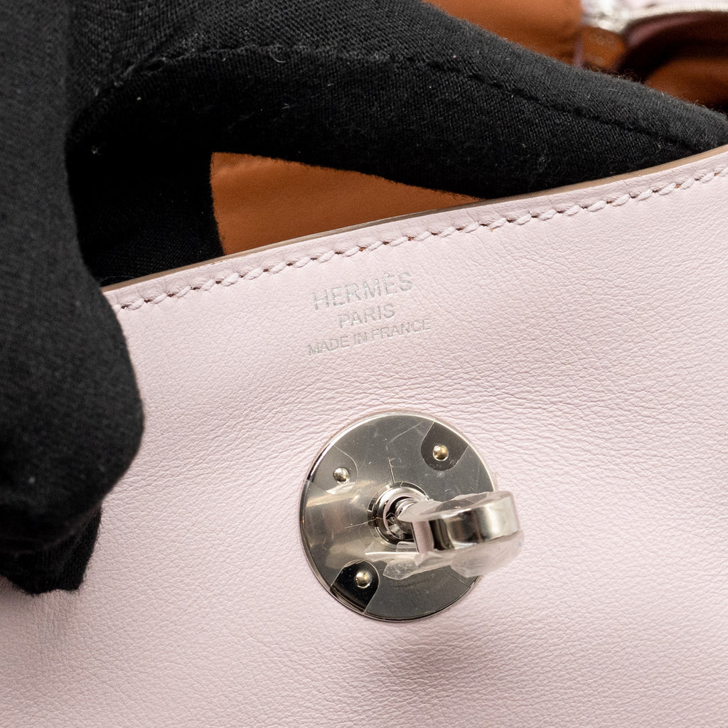 HERMES LINDY 26 SWIFT MAUVE PALE / GOLD SHW