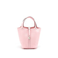 HERMES PICOTIN 18 LOCK BAG ROSE SAKURA SHW