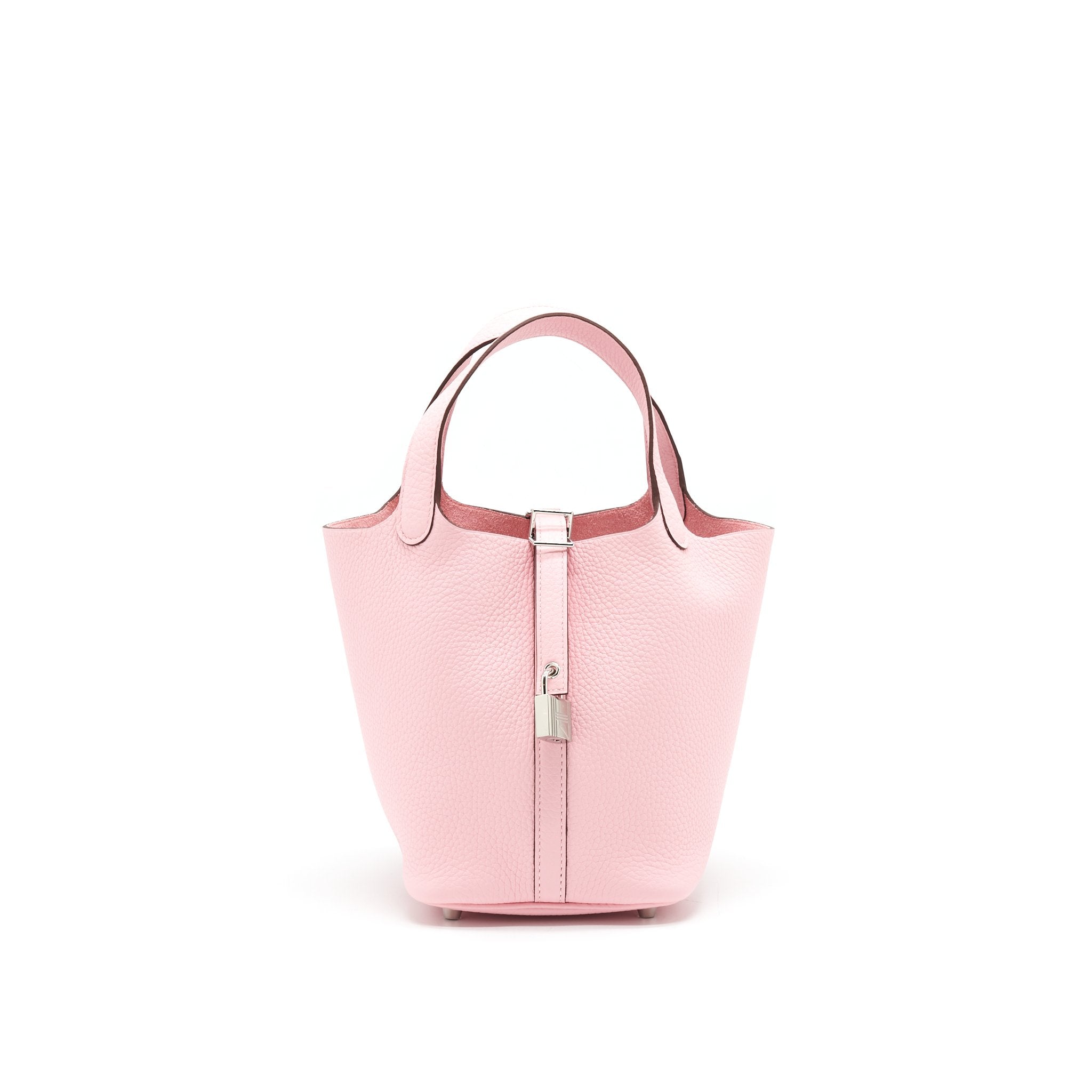 HERMES PICOTIN 18 LOCK BAG ROSE SAKURA SHW