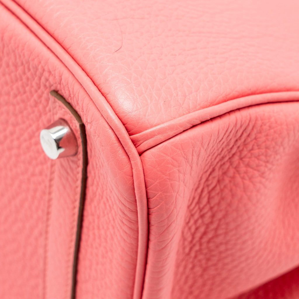 HERMES BIRKIN 30 CLEMENCE ROSE LIPSTICK SHW