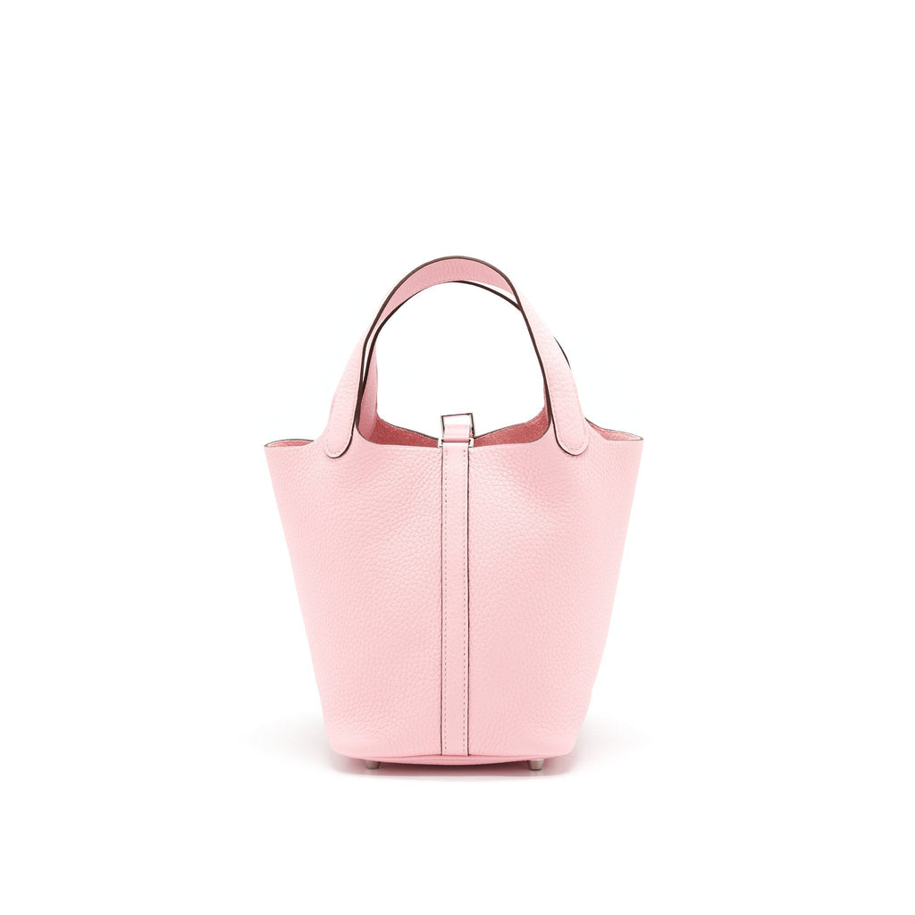 HERMES PICOTIN 18 LOCK BAG 3Q ROSE SAKURA SHW