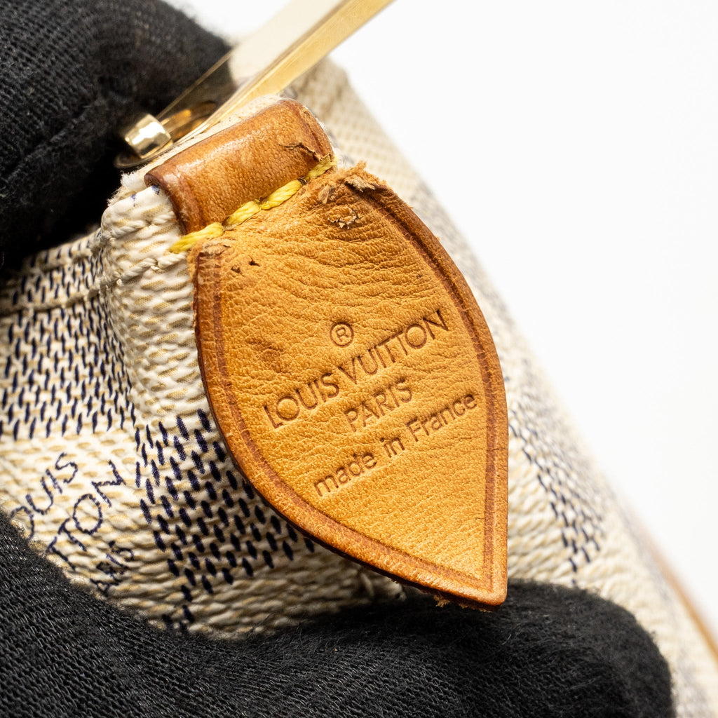 LOUIS VUITTON SALEYA MM DAMIER AZUR CANVAS GHW