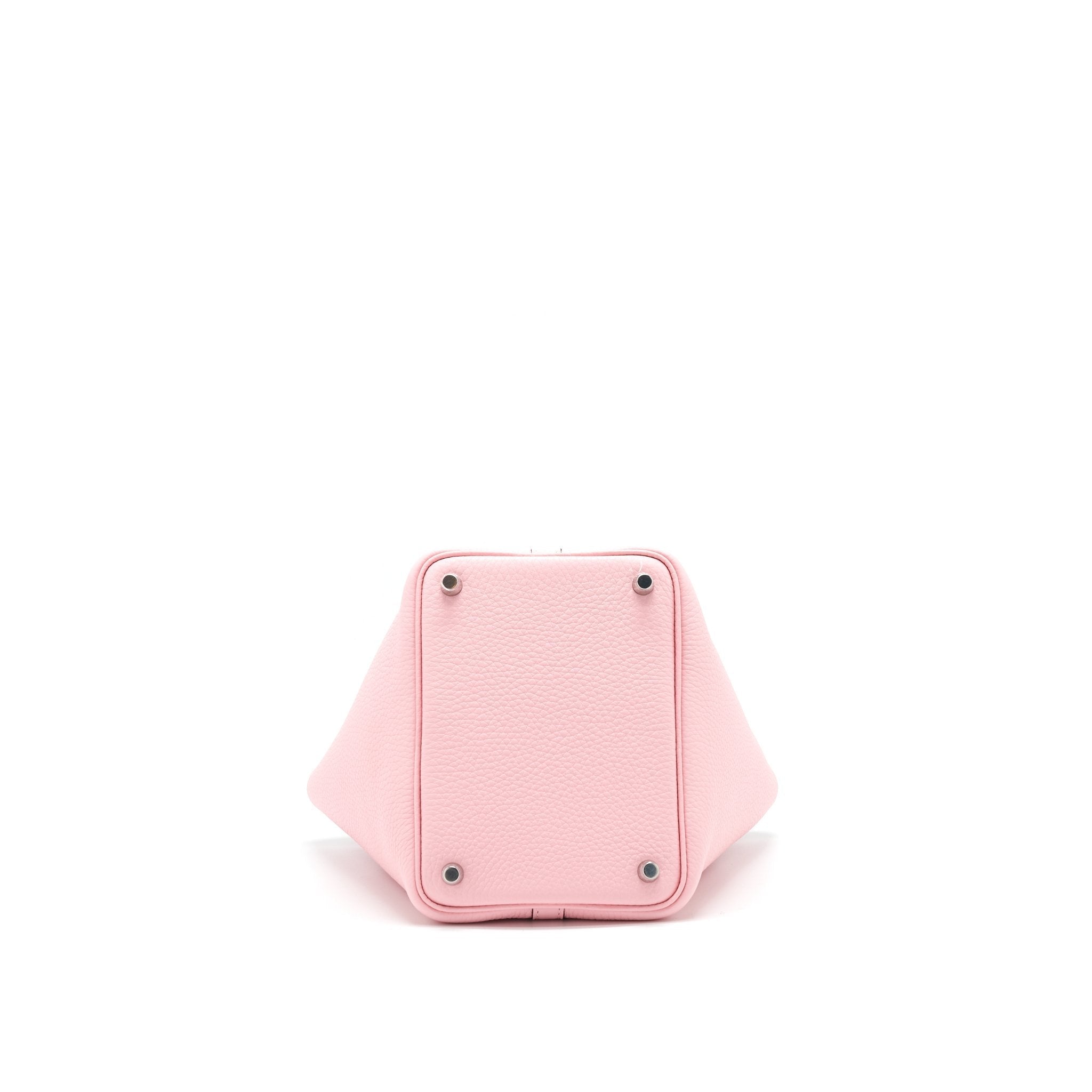 HERMES PICOTIN 18 LOCK BAG ROSE SAKURA SHW