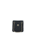CHANEL 22S MINI BUCKET BAG CAVIAR BLACK LGHW (MICROCHIP)