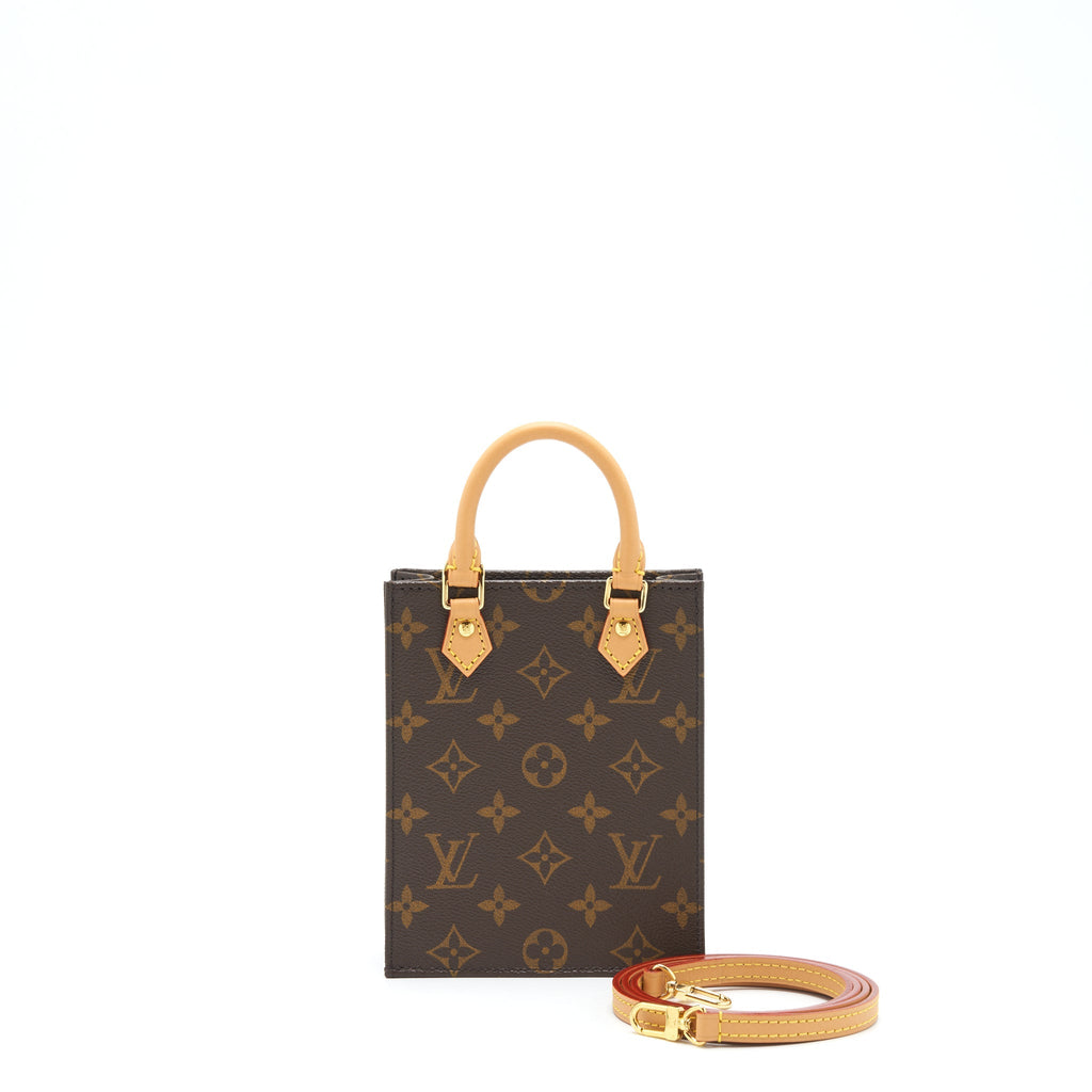LOUIS VUITTON PETIT SAC PLAT MONOGRAM CANVAS YEAR 2020