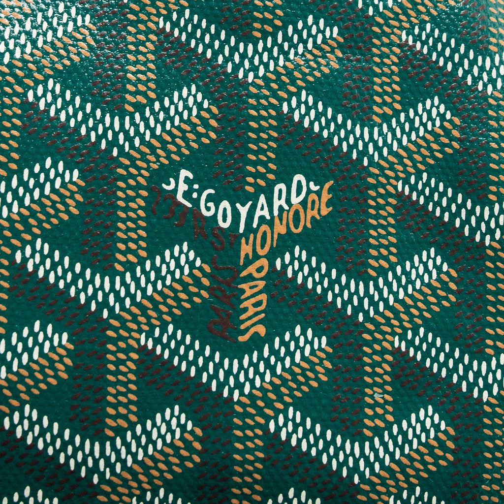 GOYARD ANJOU MINI BAG CANVAS/CALFSKIN GREEN SHW