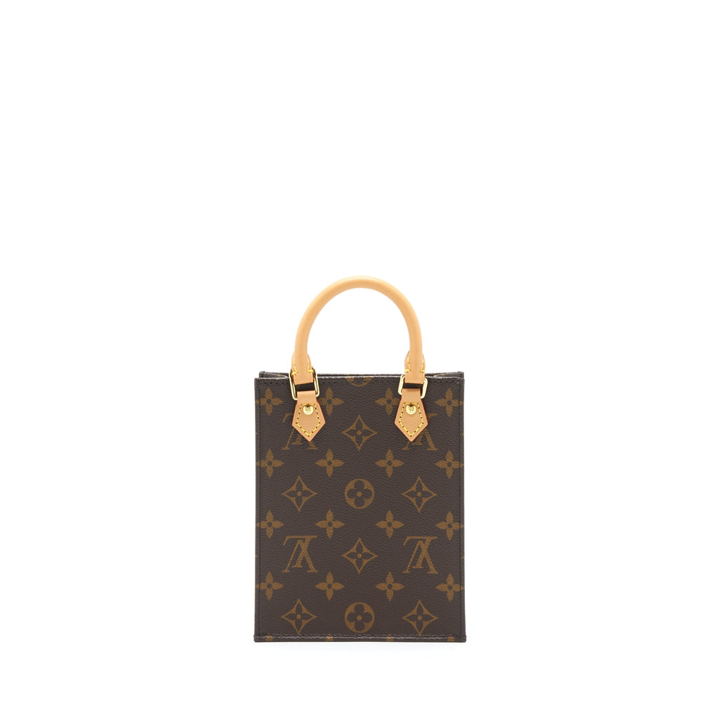 LOUIS VUITTON PETIT SAC PLAT MONOGRAM CANVAS YEAR 2020