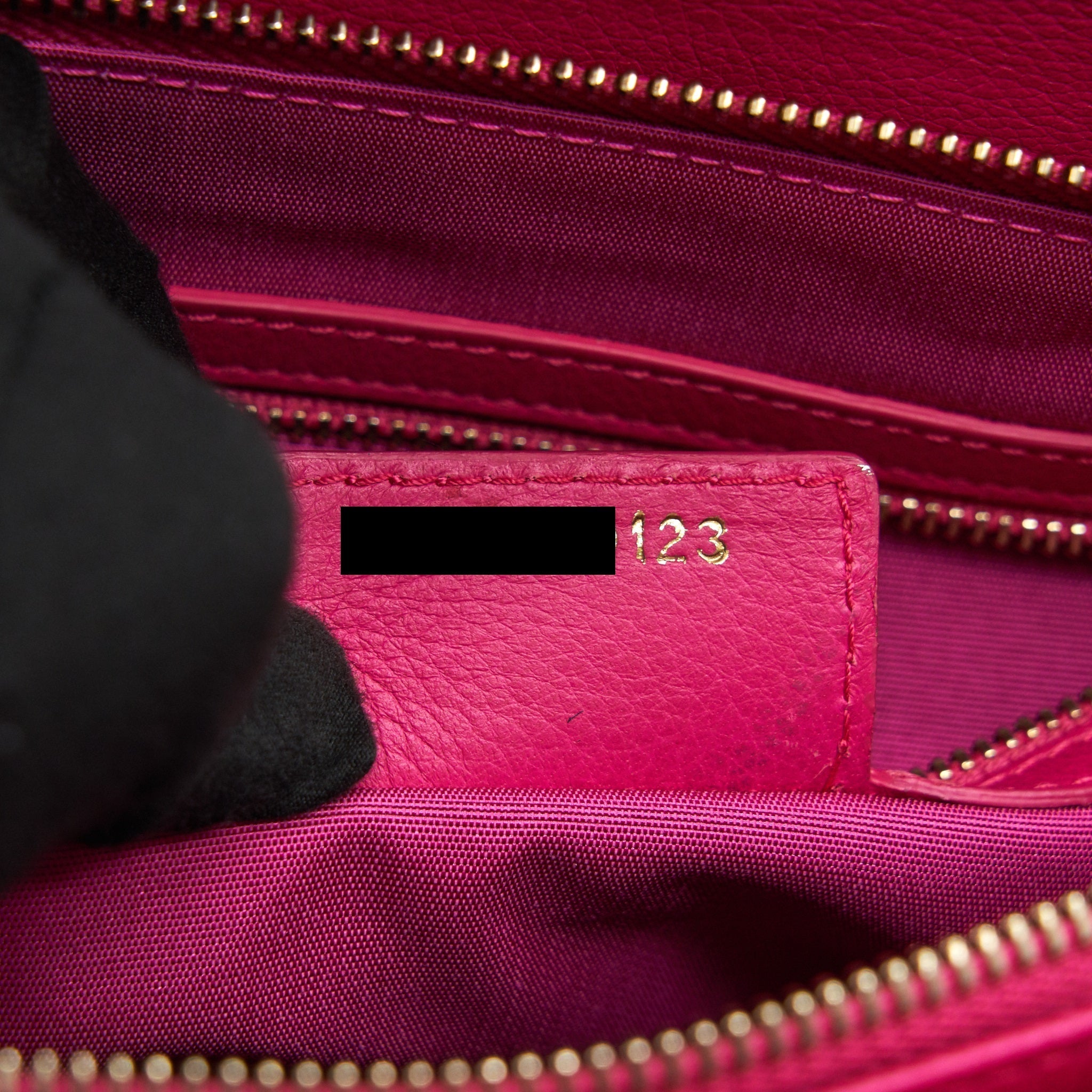 CHRISTIAN DIOR GRANVILLE BAG IN HOT PINK LEATHER GHW