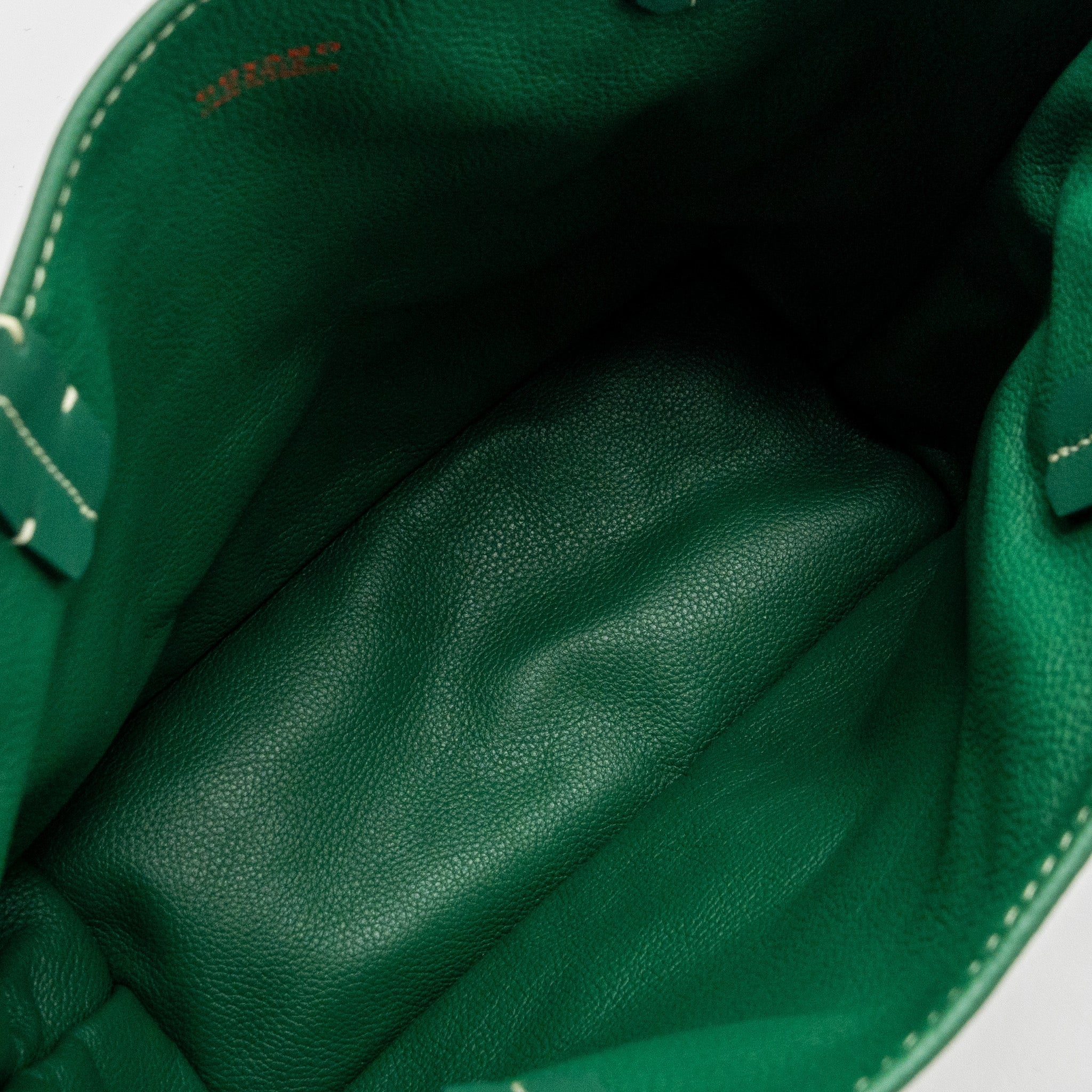 GOYARD ANJOU MINI BAG CANVAS/CALFSKIN GREEN SHW