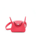 HERMES MINI LINDY CLEMENCE ROSE EXTREME SHW