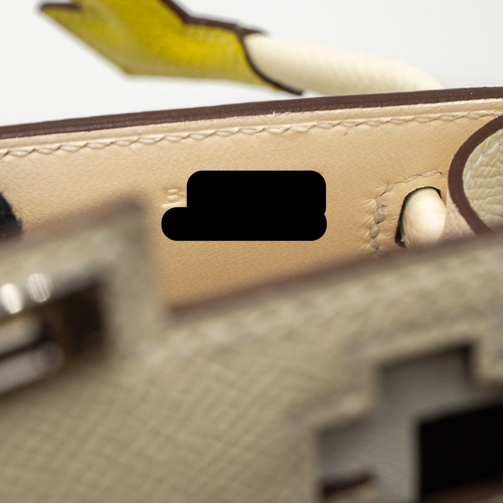 HERMES KELLY DOLE PICTO EPSOM NATA/LIME/MAUVE SYLVESTRE/CHAI SHW