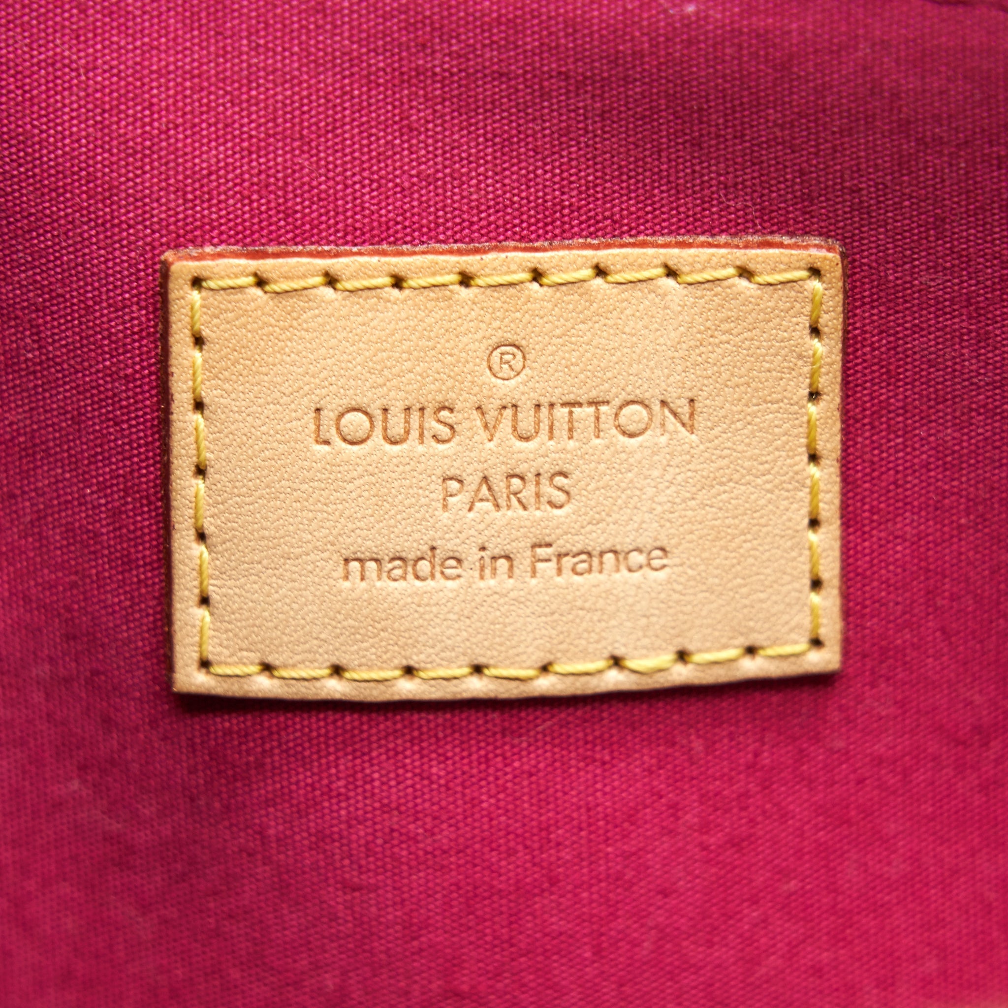 LOUIS VUITTON ALMA PM PATENT LEATHER INDIAN ROSE