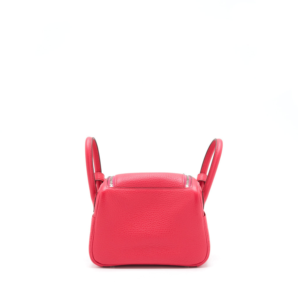 HERMES MINI LINDY CLEMENCE ROSE EXTREME SHW