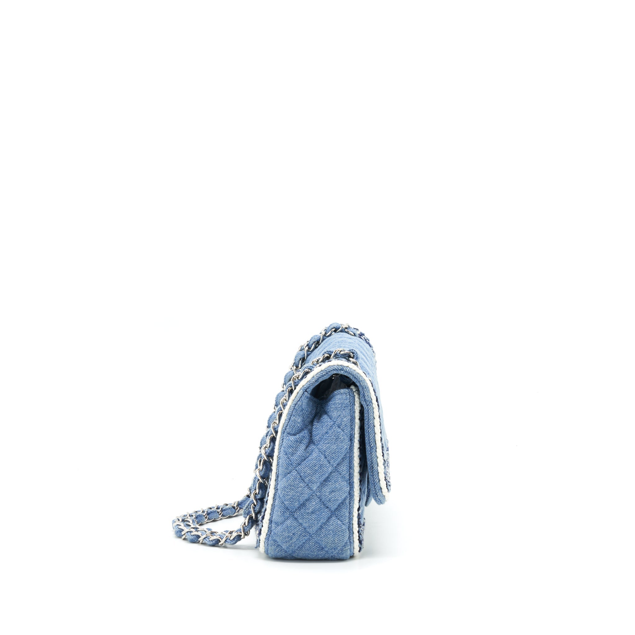 CHANEL CLASSIC FLAP MEDIUM DENIM SHW