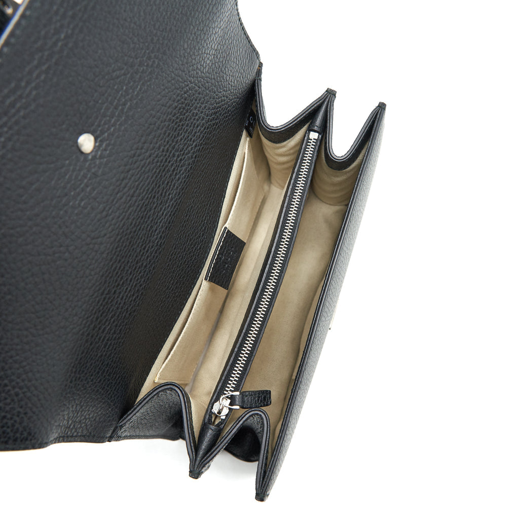 GUCCI BAMBOO 1947 DIONYSUS TOP HANDLE BAG BLACK