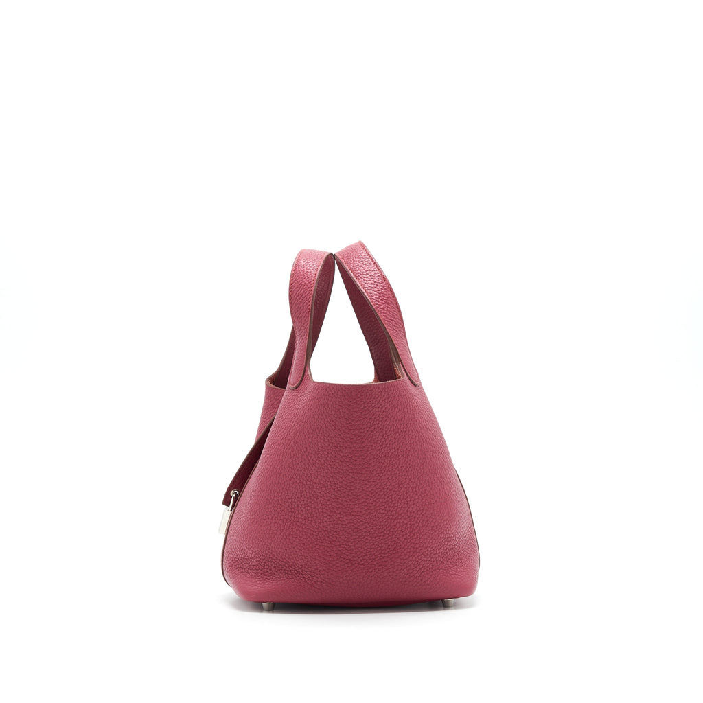 HERMES PICOTIN LOCK 18 DARK RED